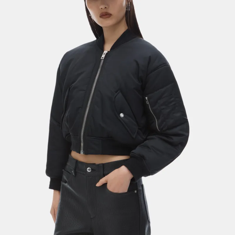 Alexander Wang Shrunken Bomber Jacket-2