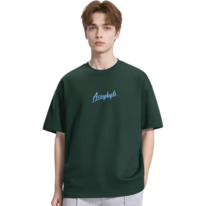 YK&YB T Shirts Unisex Army Green-5