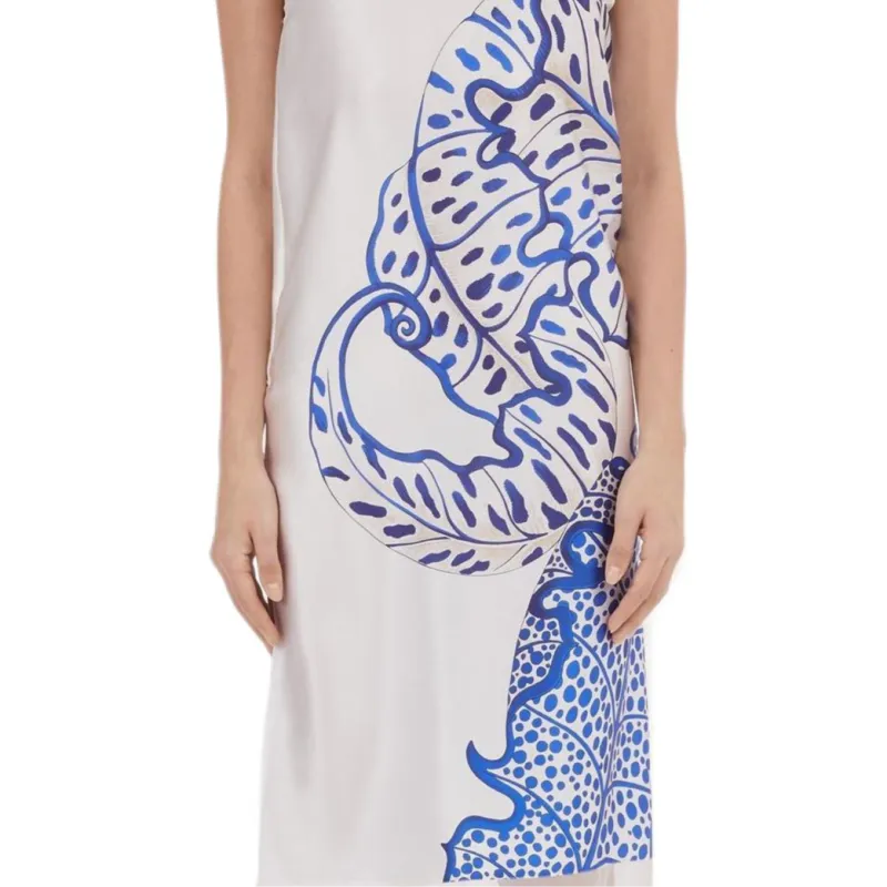 Ferragamo Floral print Silk Midi Dress-4