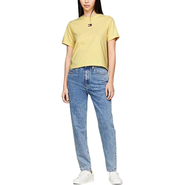 Tommy Hilfiger T Shirt Women's Yellow-1