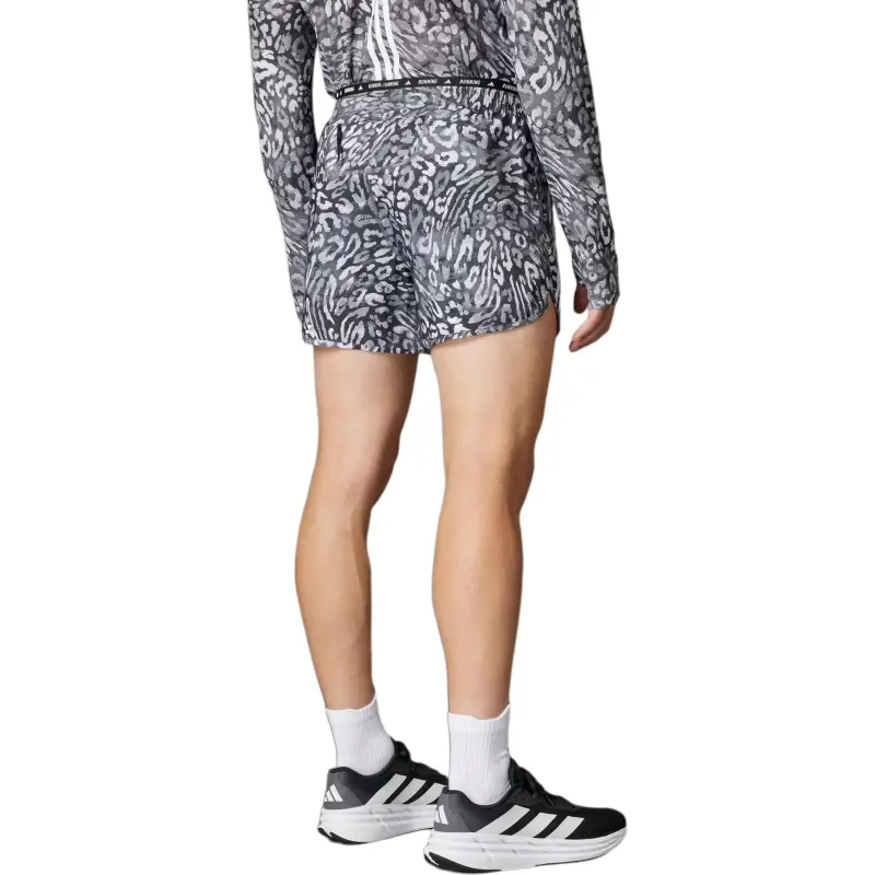 Adidas Own The RunClimacool SS25 Sports Shorts Men's Dashed Line Gray/Black-2