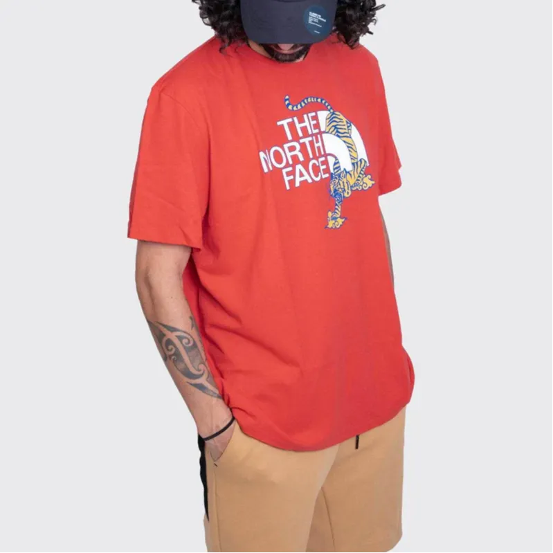 THE NORTH FACE SS22 T Shirt Men's Horizon Red-3