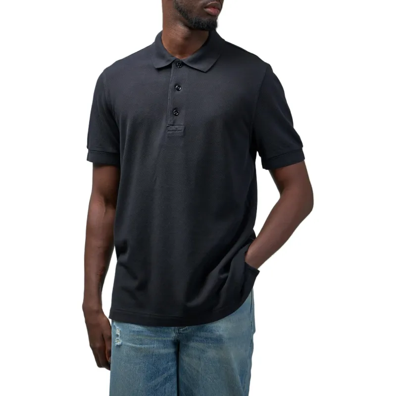 TOM FORD Logo Embroidered Short Sleeved Polo Shirt-2