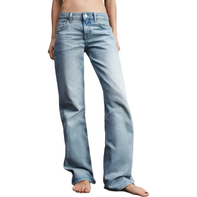 ZARA Trf Jeans Women's Light Blue-3