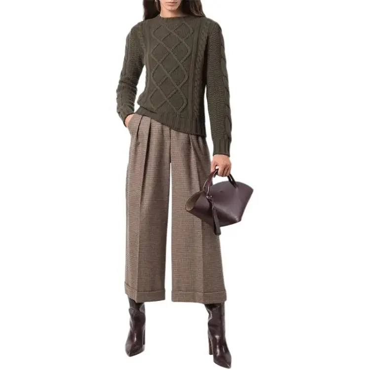 MaxMara Cashmere Sweater Women's Brown-3
