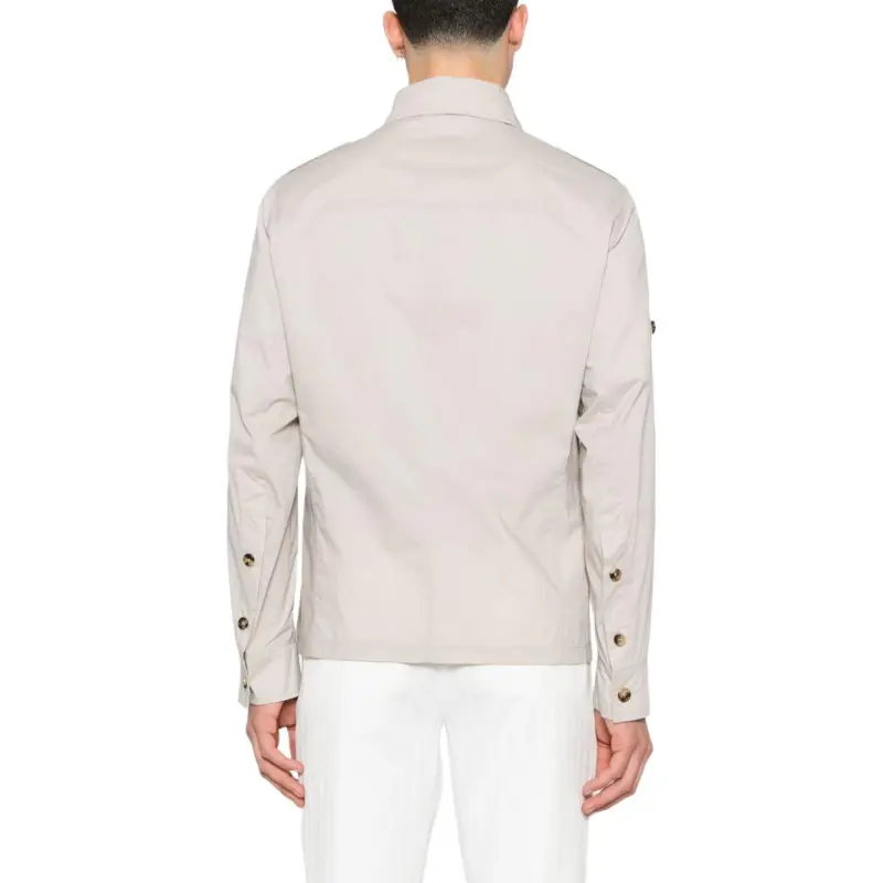 Brunello Cucinelli Long Sleeved Buttoned Shirt Jacket-2