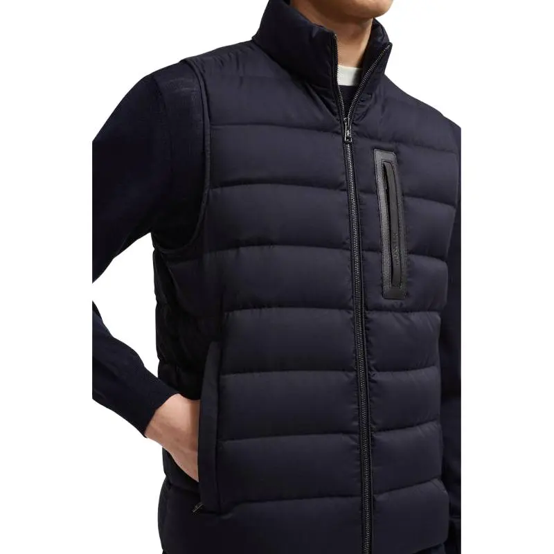 Moncler Giaf Series Giaf Down Gilet Vest Men's Marine Blue-4