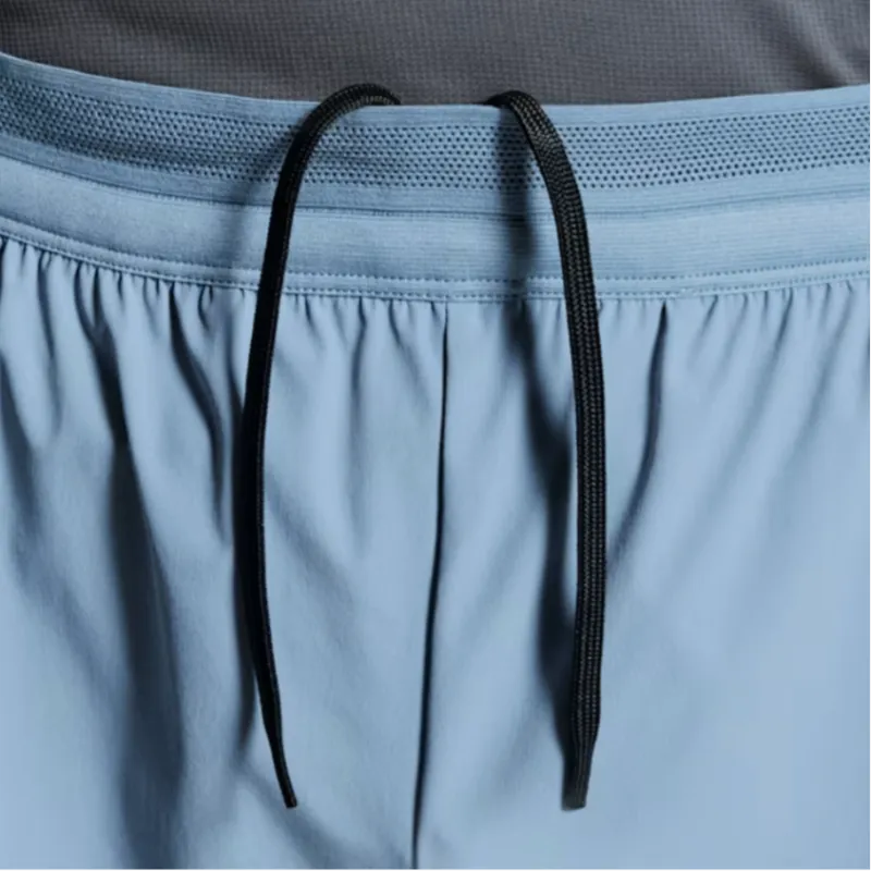 On Performance Casual Shorts Men's Light Gray Blue-4