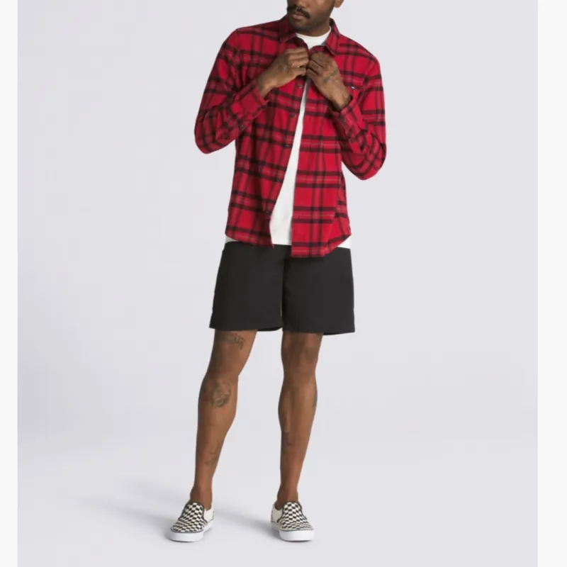 Vans Westminster Shirts Men Red-4