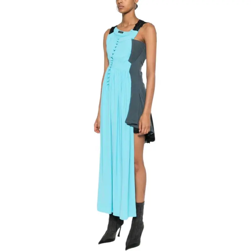 Balenciaga Asymmetric Panelled Dress-3