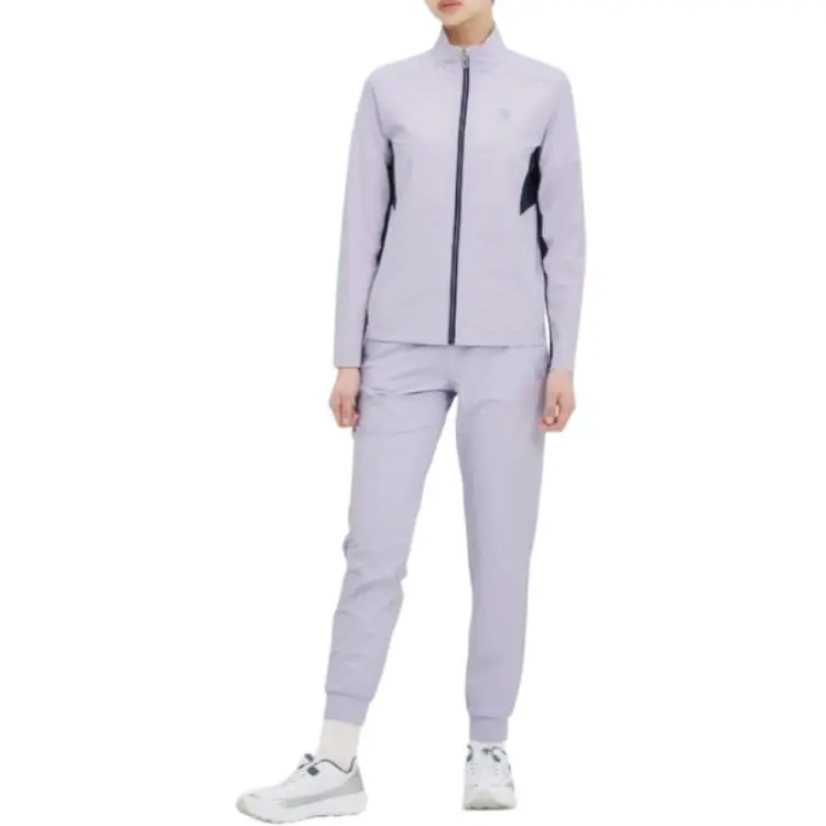 FILA Knitted Sweatpants Unisex Purple-2