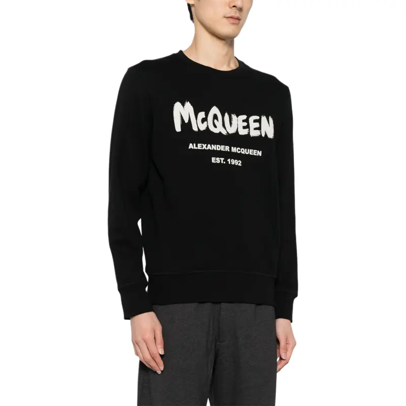 Alexander McQueen Graffiti print Sweatshirt-3