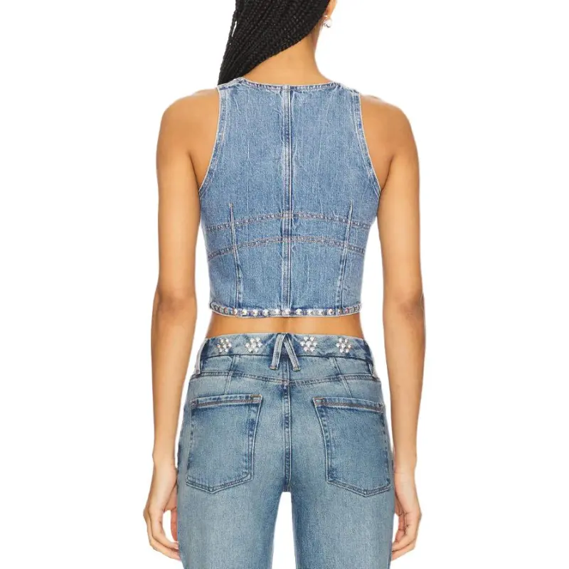 GOOD AMERICAN Tank Top Women's Blue-1