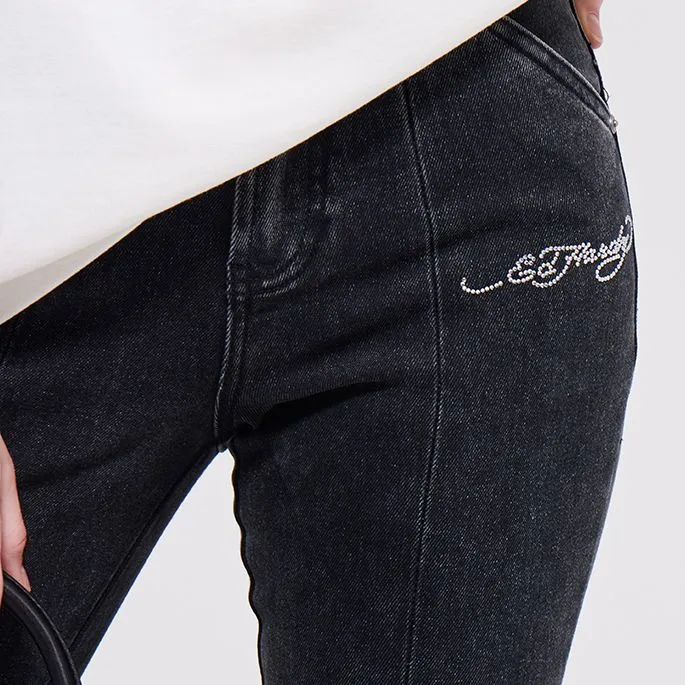 Ed Hardy Jeans Women's Black E1PAW101-4