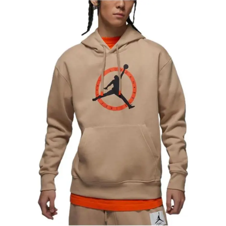 Jordan As M J Flt Mvp Gfx Flc Po Sweatshirt Men's Desert Yellow-2