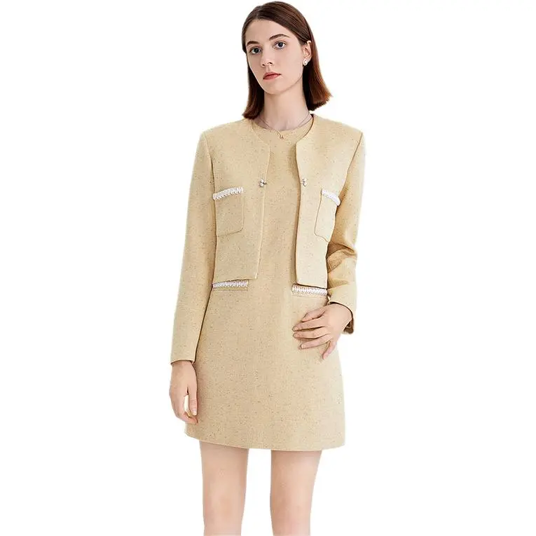 NINE WEST Sleeveless Dress Women's Yellow-2