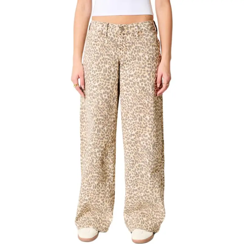 Hollister Jeans Women's Leopard Print-1
