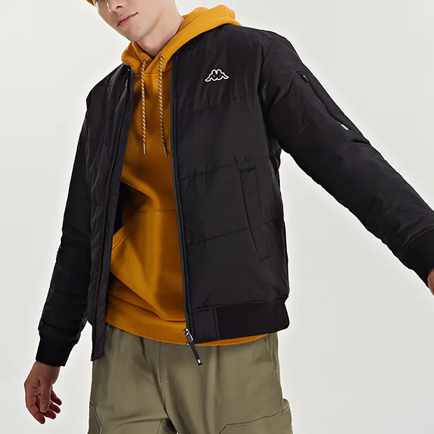 Kappa Puffer Jacket Men's Black-3