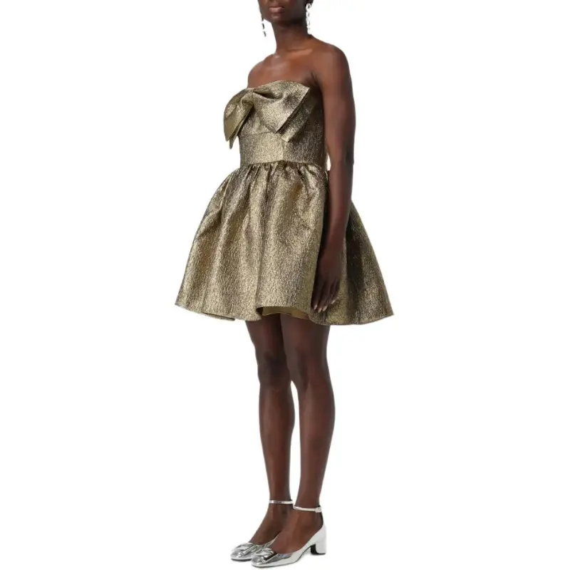 Self portrait Metallic Mini Dress-3