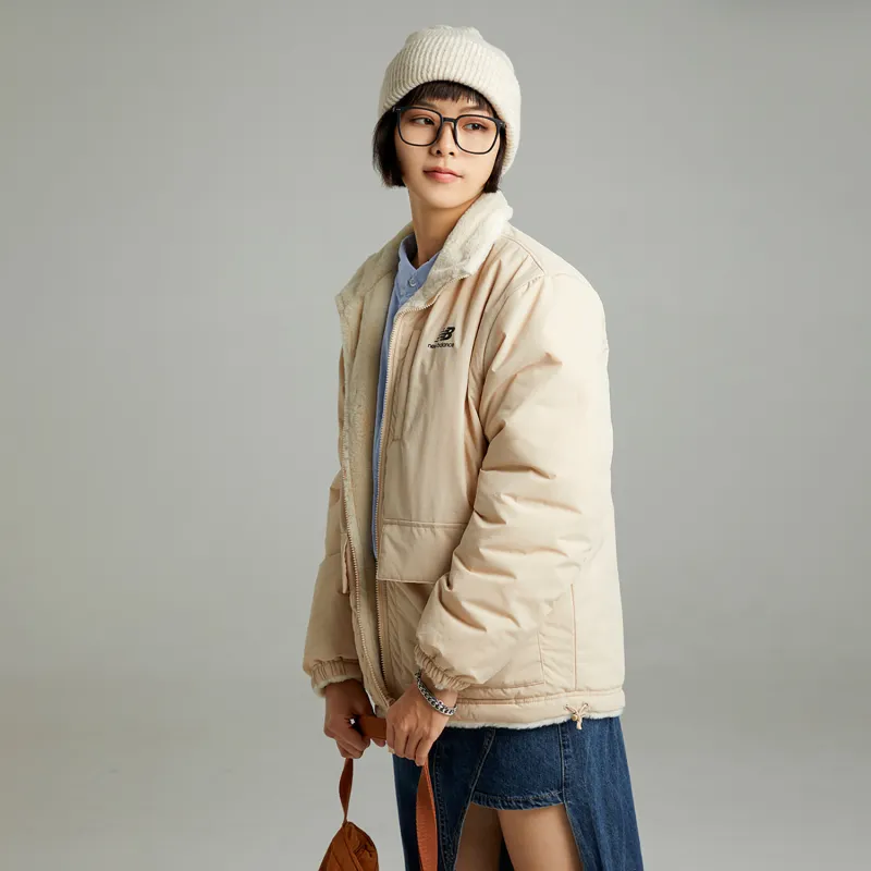 New Balance Jackets Unisex Beige-8