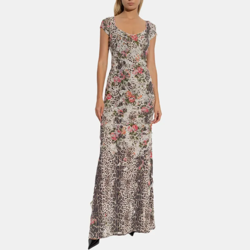 DIESEL Floral Printed Midi Dress-1