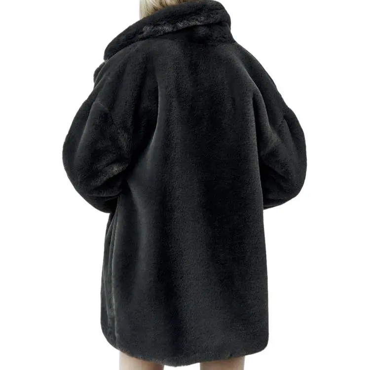 ZARA Velvet Jackets Women's Medium Gray-3