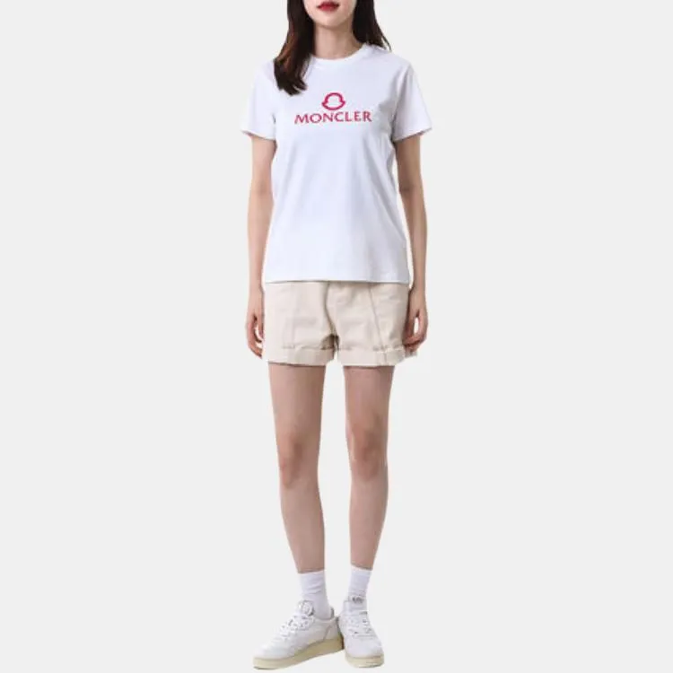 Moncler Logo print T shirt-3