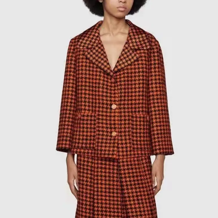 GUCCI 10's Houndstooth Jacket-1