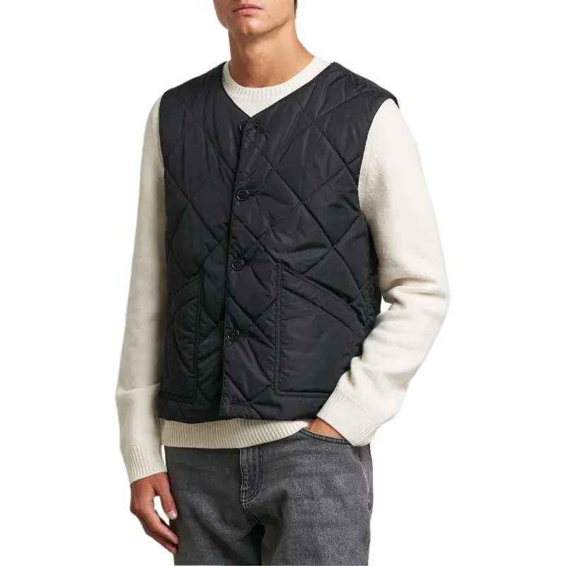 Mackintosh Diamond-quilted Button-down Gilet-4