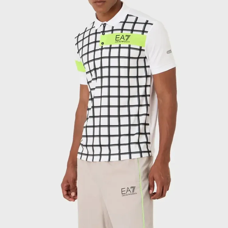 EMPORIO ARMANI EA7 Polo Shirt Men's White-3