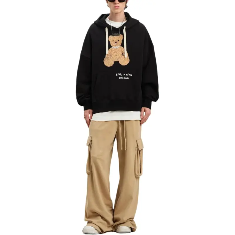 PALM ANGELS Bear In Mind Hoodie-4