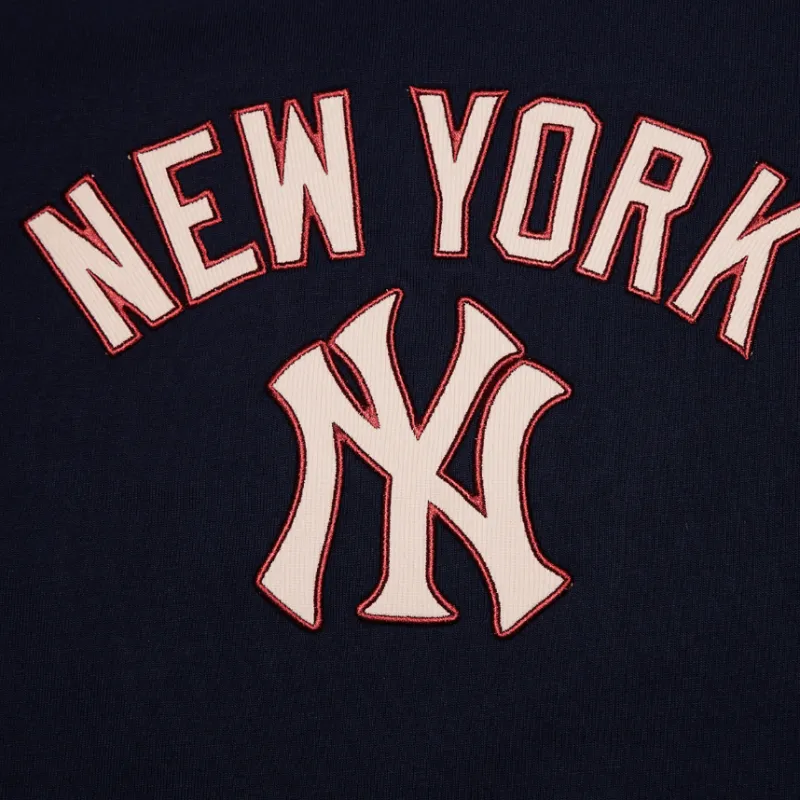 New Era Print Collection Short-Sleeved T-Shirts Print Versatile Unisex Navy Blue-2