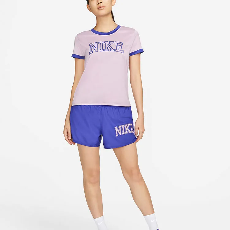 Nike T Shirts Women's Purple-2