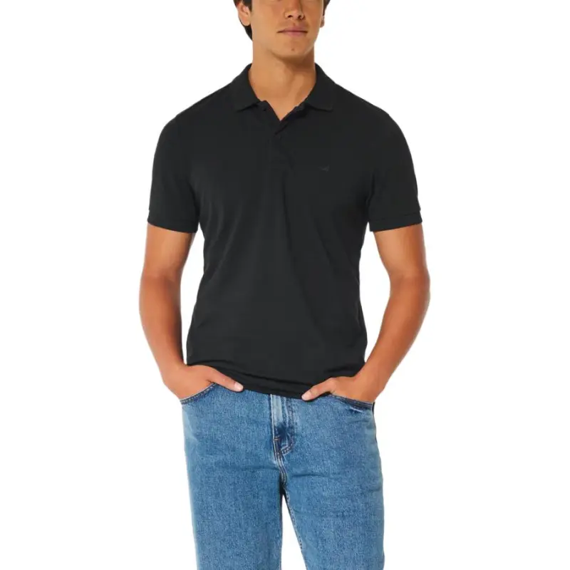 Hollister Polo Shirt Men's Black-1