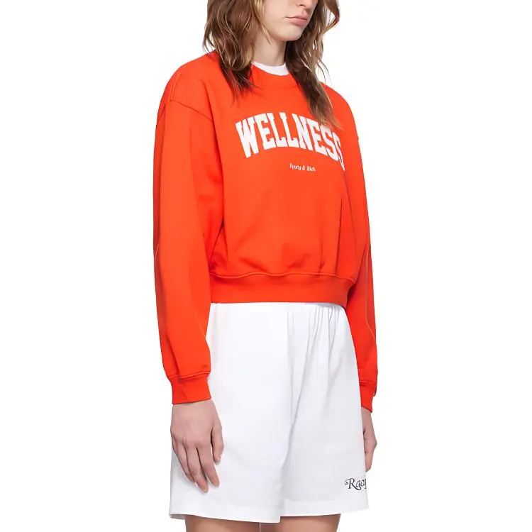 SPORTY & RICH Wellness Ivy Cropped Sweatshirt-2