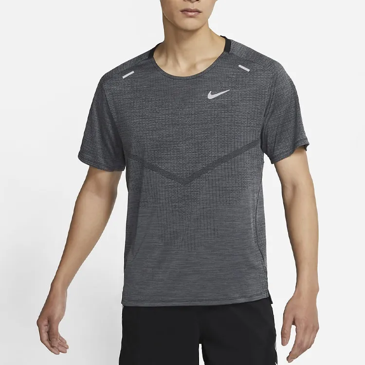Nike T Shirts Men Dark Gray-2