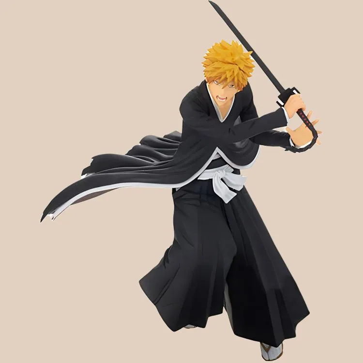 BANPRESTO Glass Factory, Bleach Ichigo Kurosaki, Bankai, Moonlight Slash Bonus Gifts 13cm-3