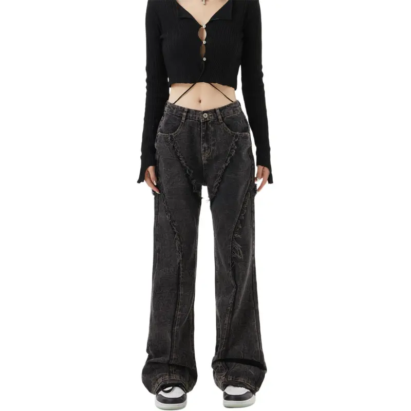 NHZN Jeans Unisex Black-4