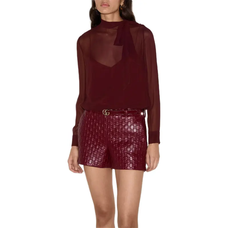 GUCCI Shirts Women's Red-2