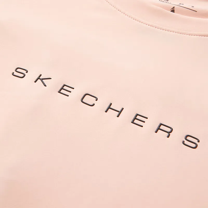 Skechers Regular T Shirt Women's Soft Light Pink-2