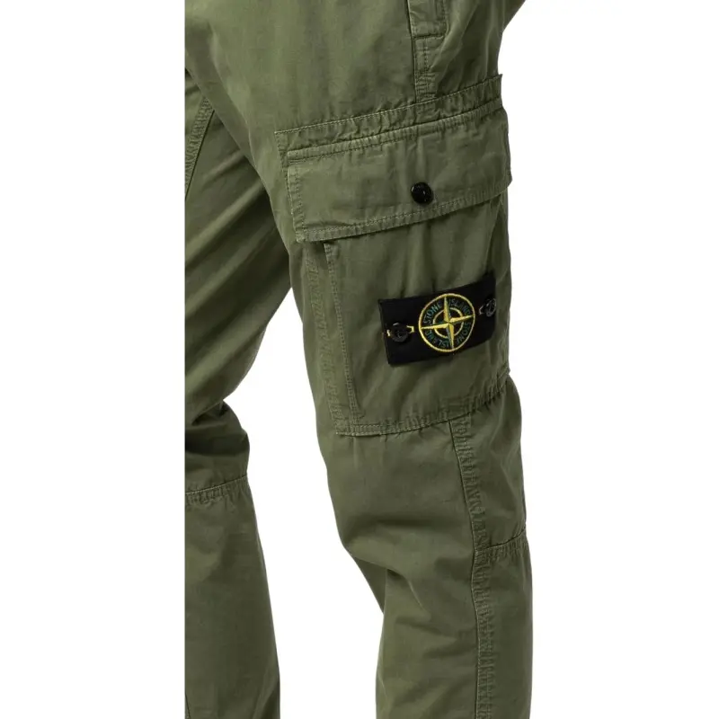 STONE ISLAND Cargo Pants Men Army Green-4