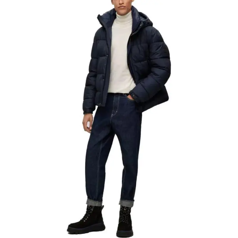 HUGO BOSS Puffer Jackets Men Dark Blue-1