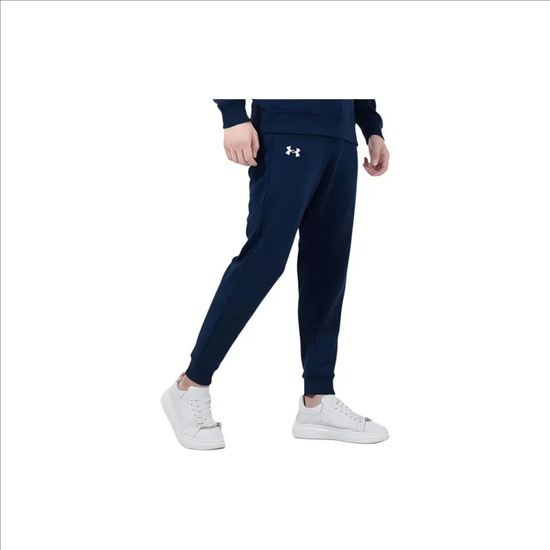 Under Armour Knitted Sports Pants Men's Collegiate Blue Includes Necklace-5