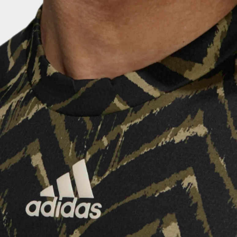 Adidas T Shirts Men Black/Gold-4