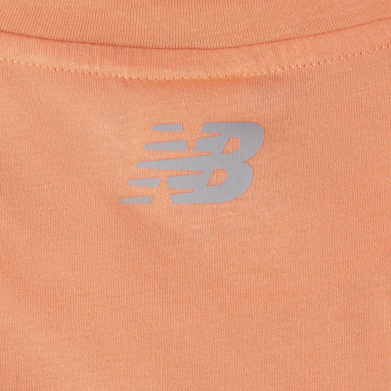 New Balance Sports Life Collection T Shirt Women's Orange Red-3