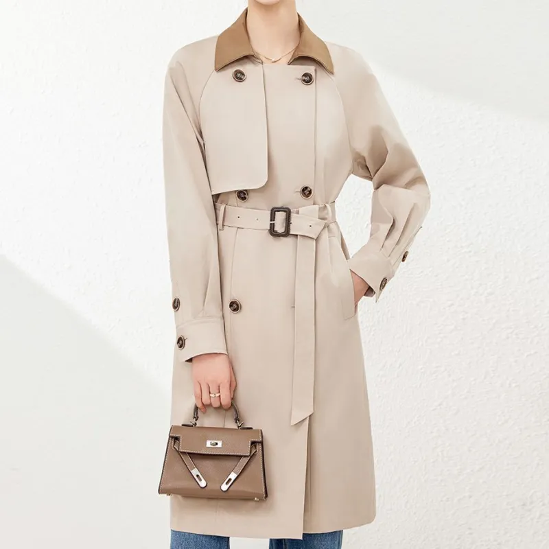 Fele.d Trench Coat Women's Beige-2