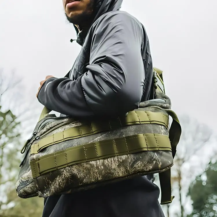 Nike Polyester Fanny Pack Regular Unisex Olive Green/Black-4