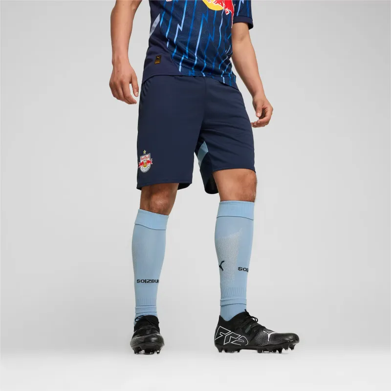 PUMA FC Red Bull Salzburg SS24 Soccer Bottoms Men's Blue Red-3