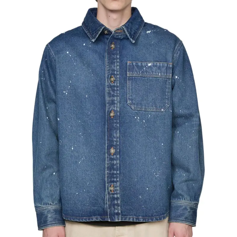 A.P.C Basile Splash Effect Shirt Jacket-1