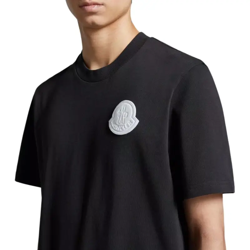 Moncler SS24 T Shirts Unisex Black-3